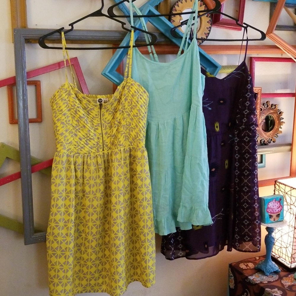 Empire waist dress bundle fit and flare skater L